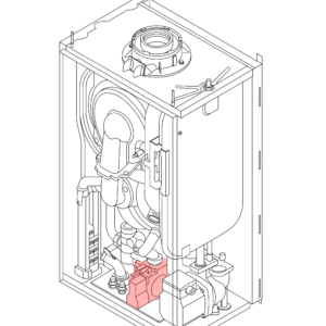 7683968 - BAXI - 600 Range - 624 - Gas Valve Assembly - 22V